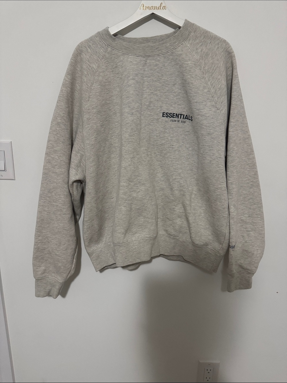 Essentials Crewneck Sweatshirt - Light Grey